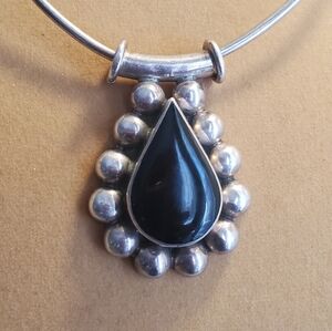 Taxco Mexico Sterling Silver Pendant Necklace 925 Sterling Sil ver